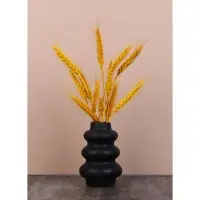 VETTA Вазон, 12x8x8 см, керамика, чёрный