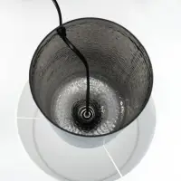 Настольная лампа с абажуром RISALUX &laquo;Слинг&raquo;, Е27, 40 Вт, хром, 30&times;30&times;58 см