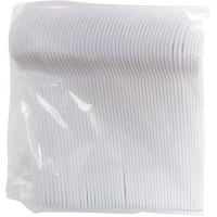 Вилка одноразовая 165 мм, белая, ПС, 100 шт/уп, 2&nbsp;000 шт/кор (4002Б)