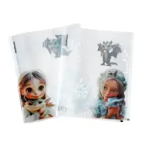 Набор пластиковых обложек для тетрадей ErichKrause Magic Pet, 212&times;347 мм, 80 мкм, МИКС