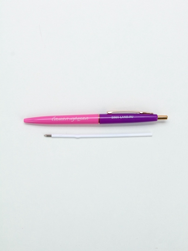 Ручка шариковая синяя паста, пластиковый корпус, автоматическая «С 8 марта, самая лучшая» 0,7 мм Ручка шариковая синяя паста, пластиковый корпус, автоматическая «С 8 марта, самая лучшая» 0,7 мм