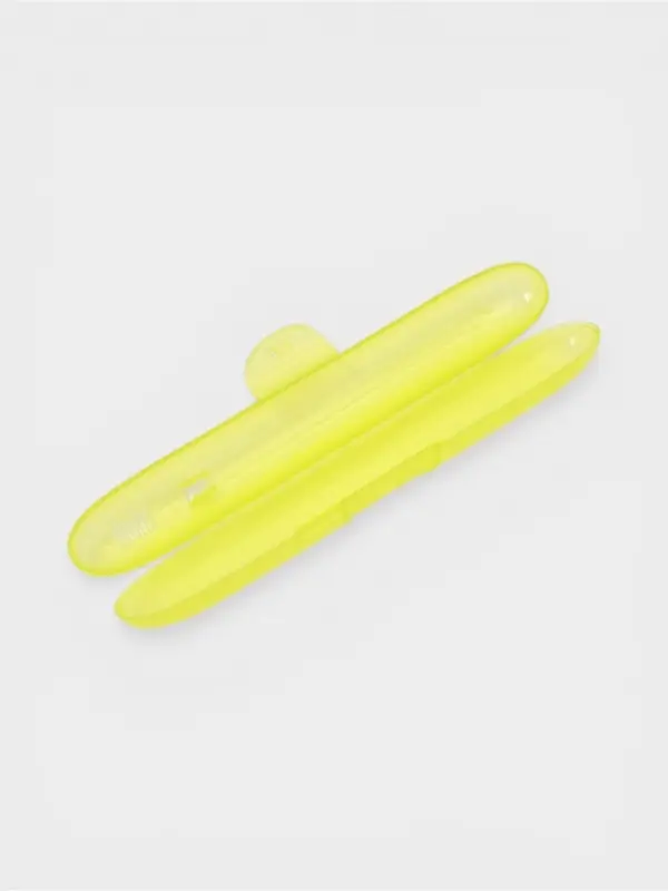 Футляр для зубной щётки, 21&times;3.1&times;3 см, жёлтый