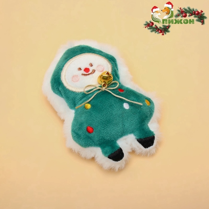 Игрушка для кошек новогодняя  Игрушка для кошек новогодняя "Ёлка", с кошачьей мятой, 11 см