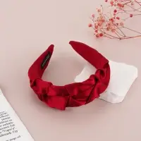 Ободок для волос QF &laquo;Юнона&raquo;, классика, 5 см, красный