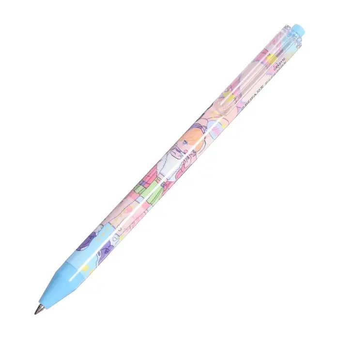 Набор гелевых автоматических ручек 0,5 мм Beifa "АНИМЕ", чёрный стержень