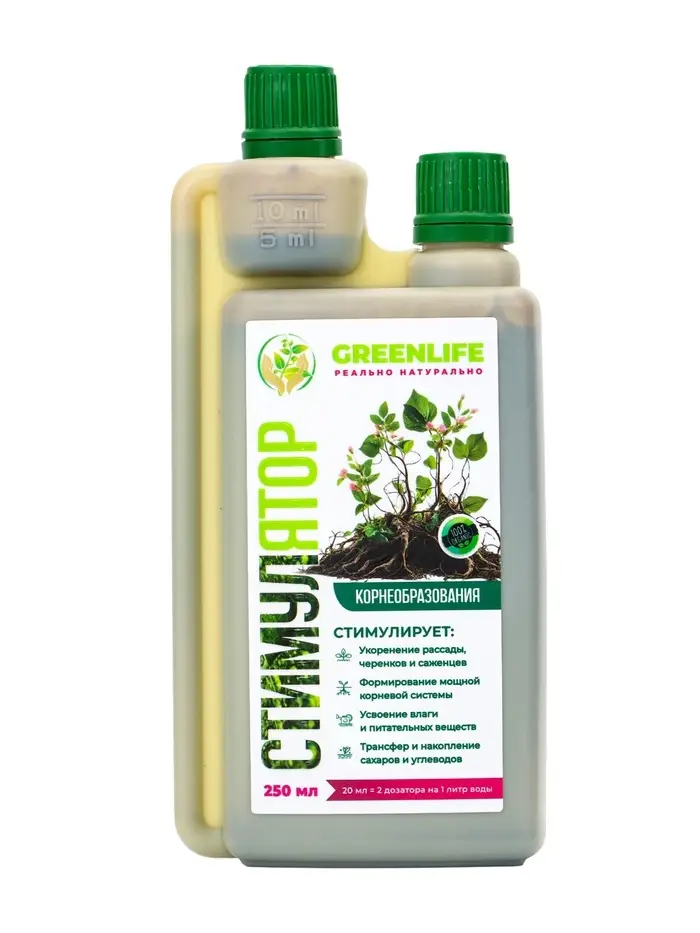 Стимулятор корнеобразования "Green Life", 250мл Стимулятор корнеобразования "Green Life", 250мл