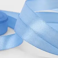 Лента атласная, 12 мм, 23&plusmn;1 м, небесно-голубая №278