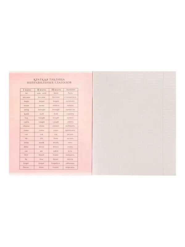 Тетрадь предметная 48 листов в клетку Calligrata, «Металл. Английский язык», обложка мелованный картон, серые листы Тетрадь предметная 48 листов в клетку Calligrata, «Металл. Английский язык», обложка мелованный картон, серые листы