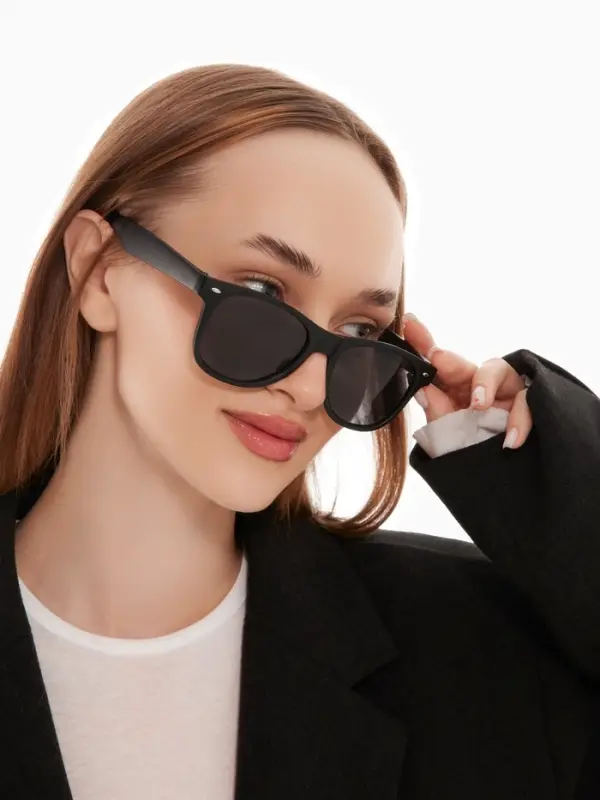 Очки солнцезащитные &laquo;OneSun. Wayfarer&raquo;, uv 380, чёрные