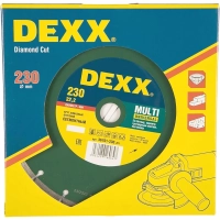 Диск алмазный DEXX Multi Universal сегмент.d230х22.2мм,бетон(36701-230_z01)