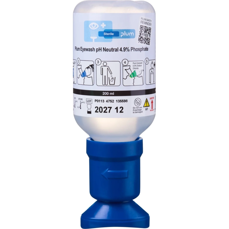 Комплект для промывки глаз Plum Eyewash 500мл+pH Neutral 200мл 4789 (6492)