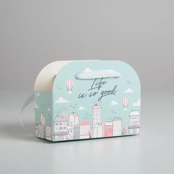 Переноска для цветов складная Life is so good, 17 × 13 × 7 см Переноска для цветов складная Life is so good, 17 × 13 × 7 см