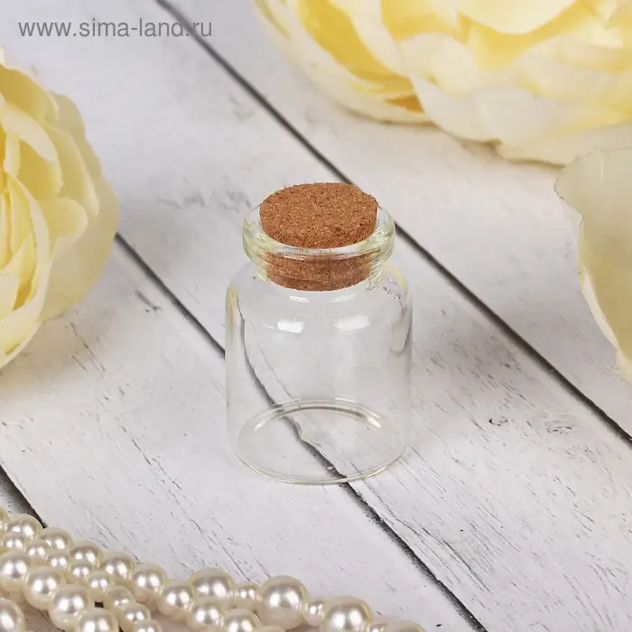 Основа для творчества и декорирования «Бутылочка», с пробкой, 15 мл Основа для творчества и декорирования «Бутылочка», с пробкой, 15 мл