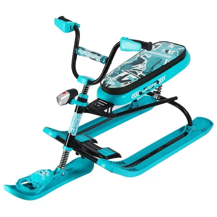 Снегокат Nika Snowdrive, СНД3/SD12, цвет голубой/чёрный Снегокат Nika Snowdrive, СНД3/SD12, цвет голубой/чёрный