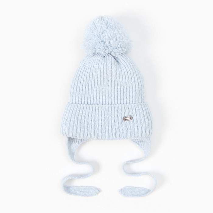 Шапка детская, цвет голубой, размер 36-38 Шапка детская, цвет голубой, размер 36-38
