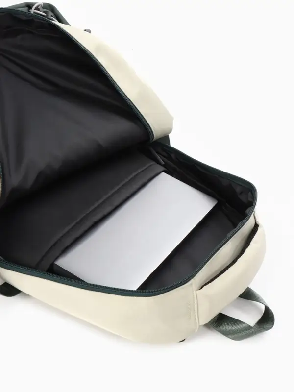 Рюкзак школьный, 2 отделения, 5 карманов, 33&times;17&times;47 см, зелёный