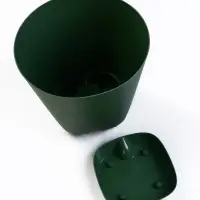 Кашпо с прикорневым поливом 15 л D-29,5см, H-31см олива "Гранд"