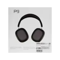 Наушники беспроводные, накладные, P9, Bluetooth 5.0, с микрофоном, Jack 3.5 мм 150 мАч, чёрные