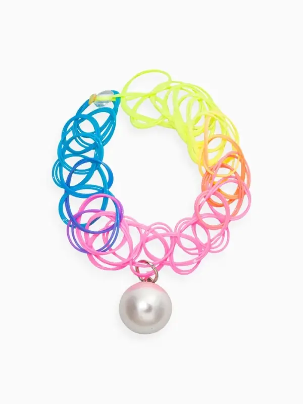 Браслет детский набор 3 шт. "Выбражулька" сердце, единорог, силиконовый, разноцветный