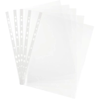 Файл-вкладыш А4 30 мкм&nbsp; Выбор есть,&nbsp;гладкие с перф, 100шт/уп