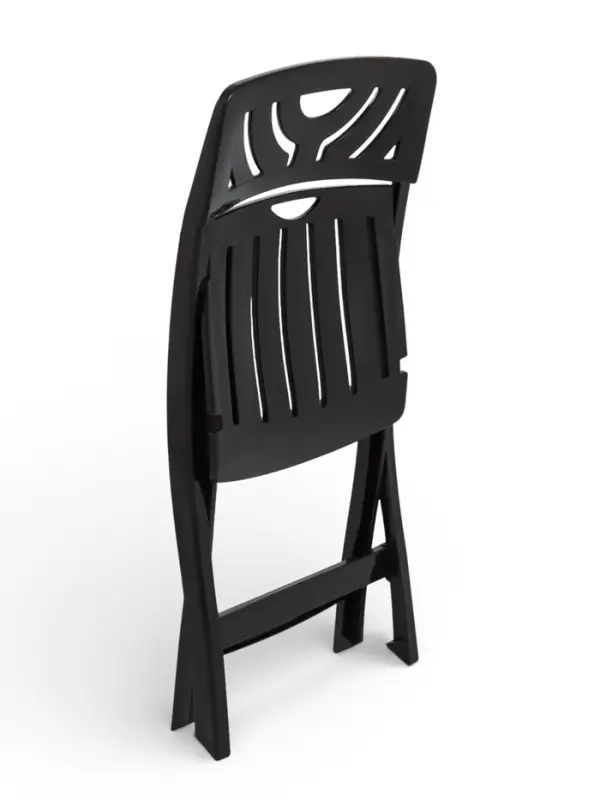 Стул садовый Decorona DeRiviera, 46&times;50&times;82 см, складной, пластиковый, горький шоколад