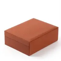 Шкатулка для украшений с зеркалом &laquo;Трещинки&raquo;, 24&times;19&times;8.5 см, коричневая