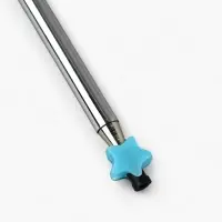 Ручка с пером МИКС, чёрная паста, длина 25 см