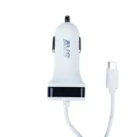 USB автомобильное зарядное устройство AVS 1 порт+ Type C  UC-443 (2,4А)