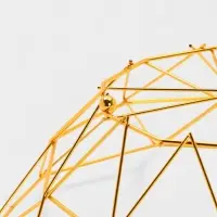 Ваза для фруктов "Геометрия Голд" 25.5*27*10 см, цвет золотой Ваза для фруктов "Геометрия Голд" 25.5*27*10 см, цвет золотой