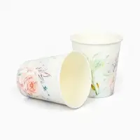 Стакан одноразовый бумажный &laquo;Роза&raquo;, 250 мл