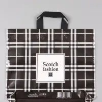 Пакет "Скотч", полиэтиленовый с петлевой ручкой, 40 х 36 + 3 см, 110 мкм