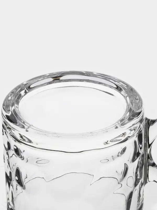 Кружка Доляна &laquo;Крис&raquo;, 300 мл, 13.5&times;8.6 см, стекло, прозрачная