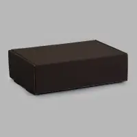 Коробка самосборная, черная, 31 х 22 х 9,5 см