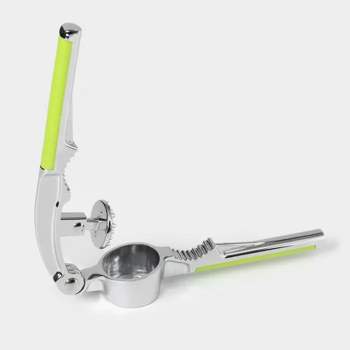 Пресс для чеснока Доляна &laquo;Велес&raquo;, 16.5 см, салатовый