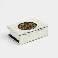 Шкатулка "Цветы" 15х10х5 см, МДФ