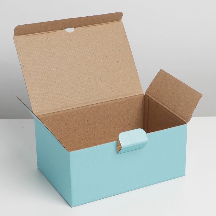 Коробка подарочная складная, упаковка, «Тиффани», 22 х 15 х 10 см