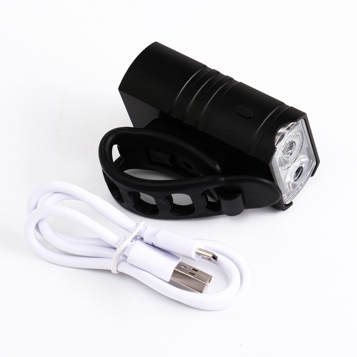 Фонарь велосипедный передний аккумуляторный, водонепроницаемый, 6 режимов Фонарь велосипедный передний аккумуляторный, водонепроницаемый, 6 режимов