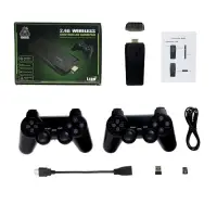 Игровая приставка Game-5, 8/16/32 бита, 4K, 64 ГБ, HDMI, microSD, 2 джойстика, чёрная