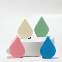 Спонж для макияжа «Плоская капля», 6×4.5 см, МИКС