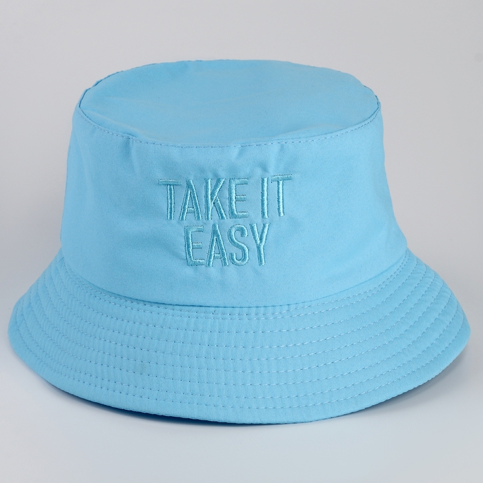 Панама детская для мальчика Easy, цвет голубой, р-р 54 Панама детская для мальчика Easy, цвет голубой, р-р 54