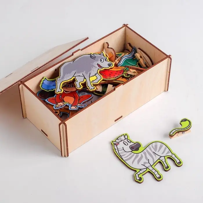 Головоломка деревянная &laquo;Чей хвост&raquo;