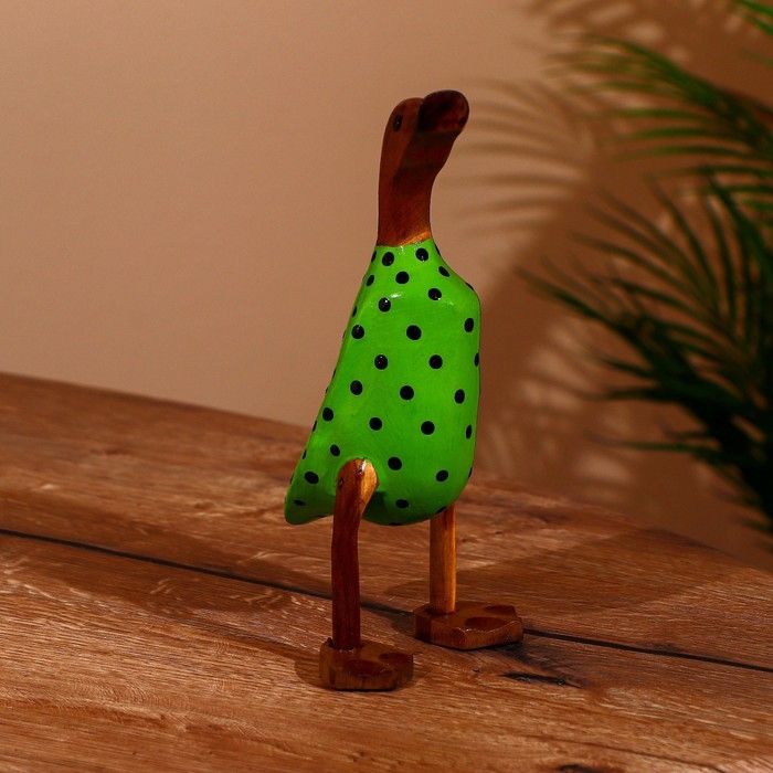Сувенир Сувенир "Утка в горошек" дерево 25 см