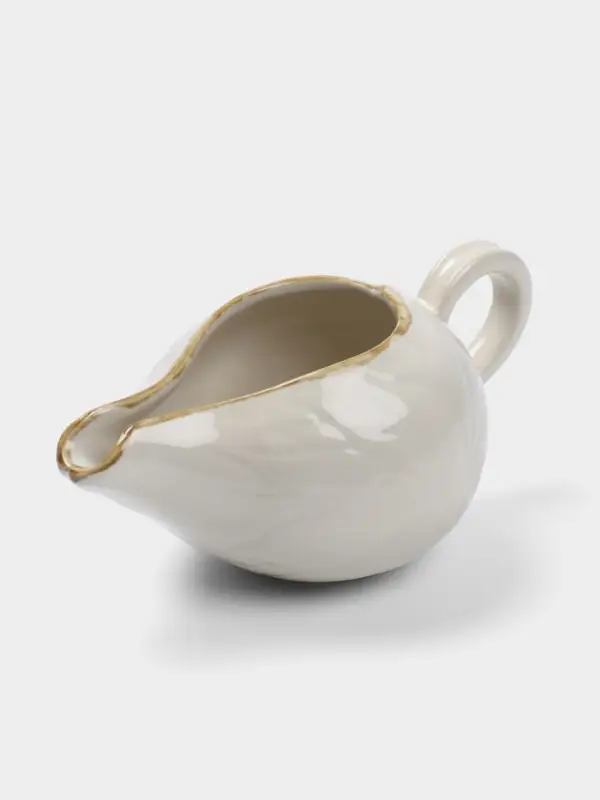 Соусник, 8&times;9&times;16 см, керамика, белый