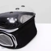 Рюкзак для переноски животных прозрачный, 31 х 28 х 42 см, чёрный Рюкзак для переноски животных прозрачный, 31 х 28 х 42 см, чёрный