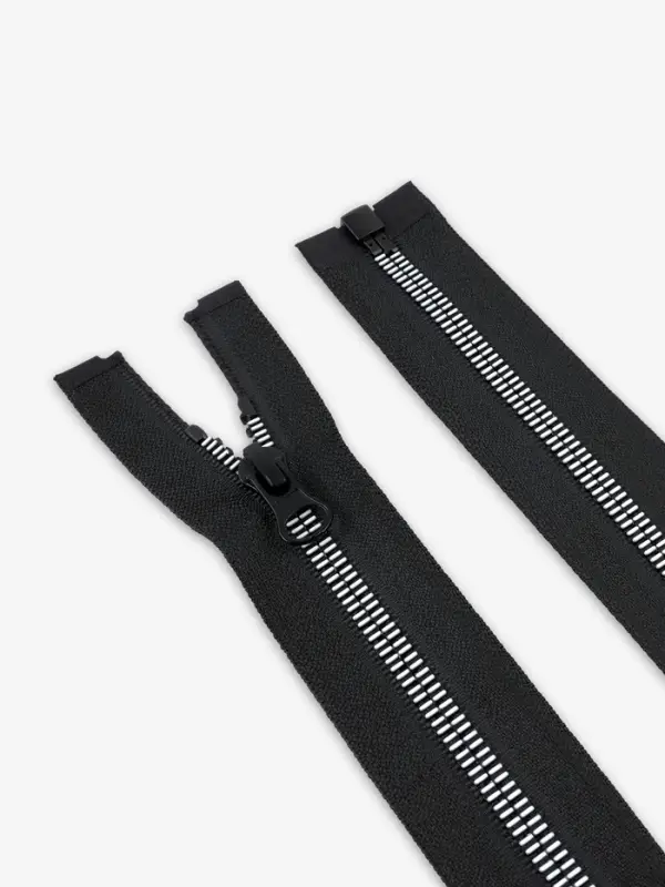 Молния &laquo;Трактор&raquo;, №5, 70 см, разъёмная, замок автомат, чёрная