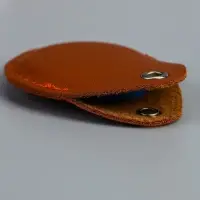 Брелок чехол для магнитных ключей, капля, рыжий 4,4х5,5 см