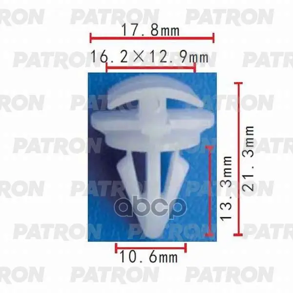 зажим пластиковый PATRON арт. P37-0291