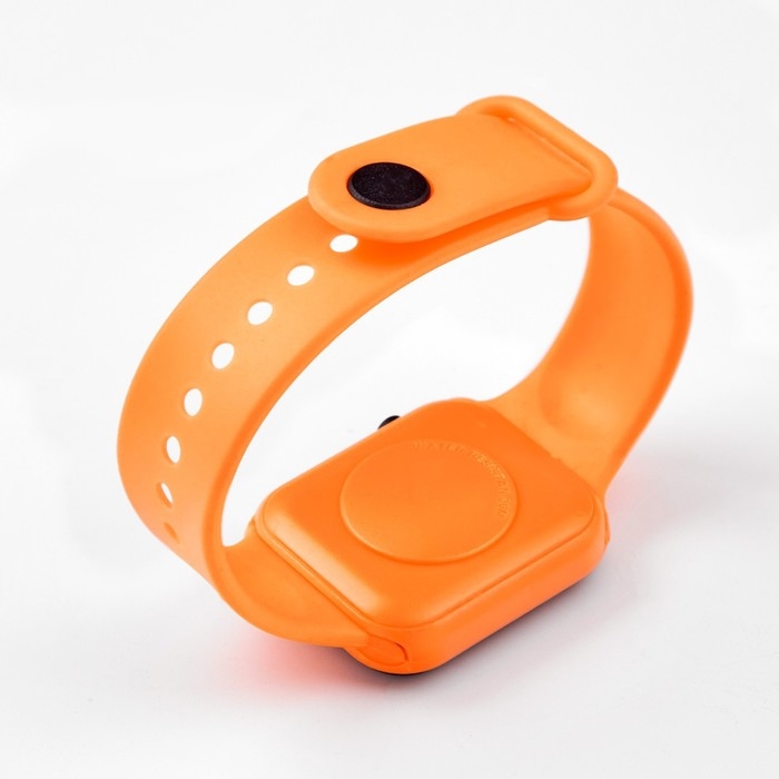 Часы наручные электронные, 3.7 х 3.7 см, календарь, ремешок силикон, оранжевые Часы наручные электронные, 3.7 х 3.7 см, календарь, ремешок силикон, оранжевые