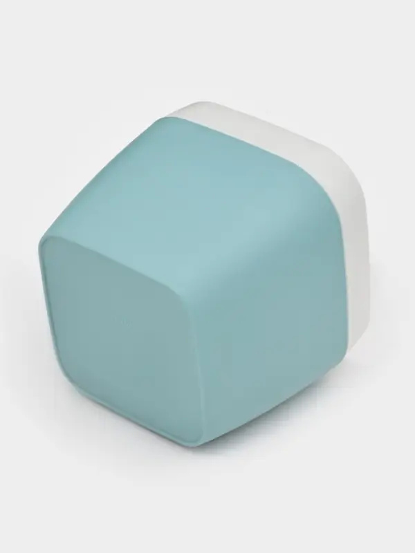 Подставка для зубных щёток Martika &laquo;Эллиса&raquo;, 10.4&times;10.4&times;9.9 см, пластик, бирюзовая