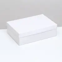 Коробка подарочная складная, упаковка, &laquo;Белая&raquo;, 30&times;20&times;9 см